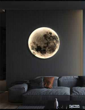 Luz de pared de luna llena