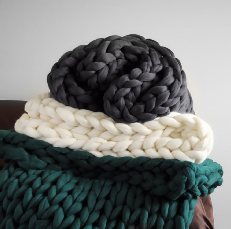 Heavy-Knit Blanket - Ellure
