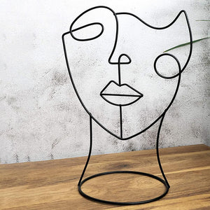 Abstract Face Sculpture - Ellure