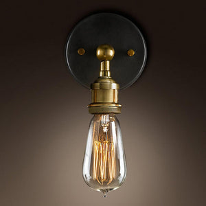Edison Wandlampe aus Messing